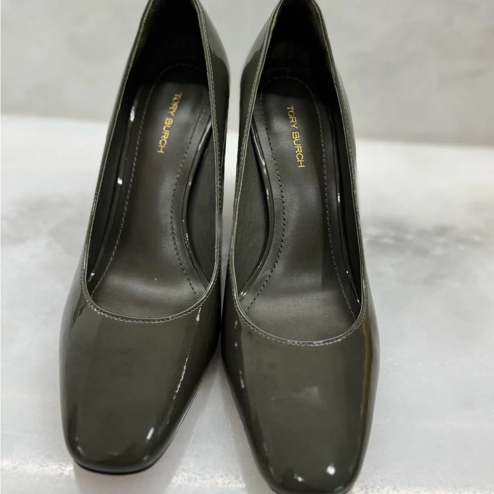 Tory Burch 6.5 Banana Heel Pumps Color Moss